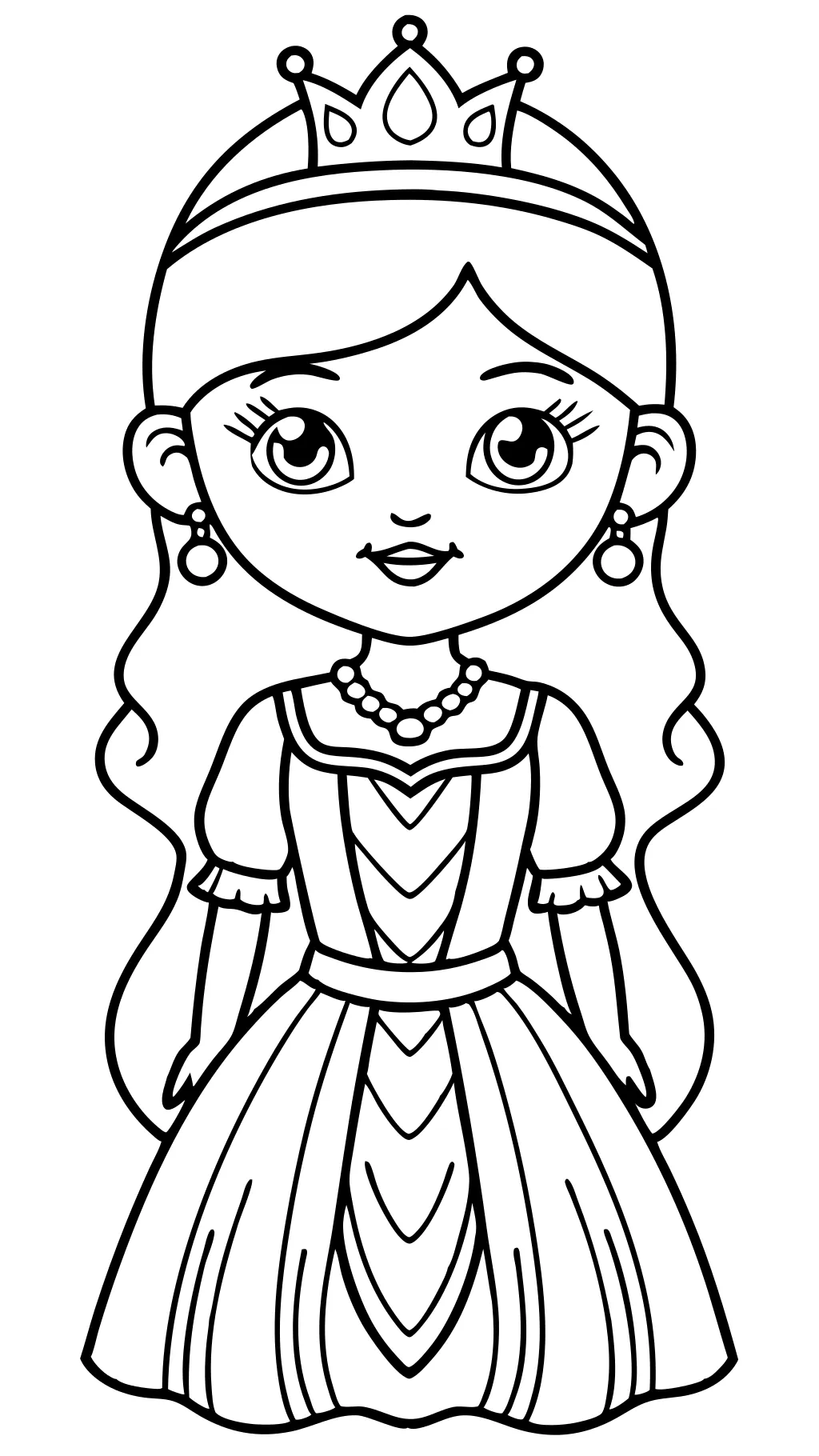 printable coloring pages of princesses